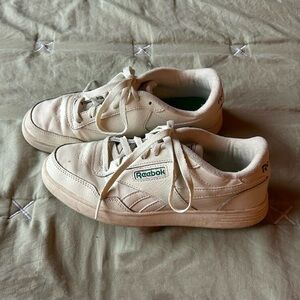 White Reebok Club C 85 Trainers W 7.5